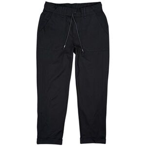 Democracy Ab Leisure High Rise Patch Pocket Utility Roll Cuff Drawstring Pants M